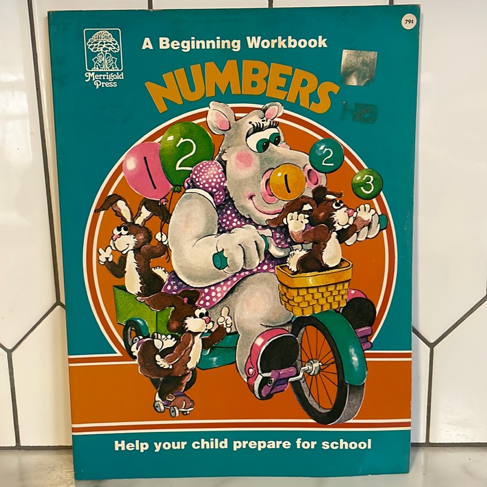 Vintage Merrigold Press, A Beginning Workbook “Numbers”